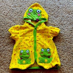 Baby top for after swim or shower